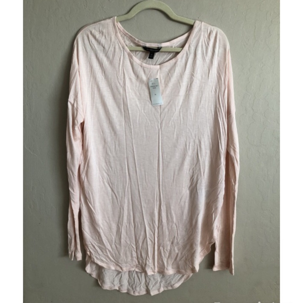 NWT Banana Republic L/S modal high-low batwing top